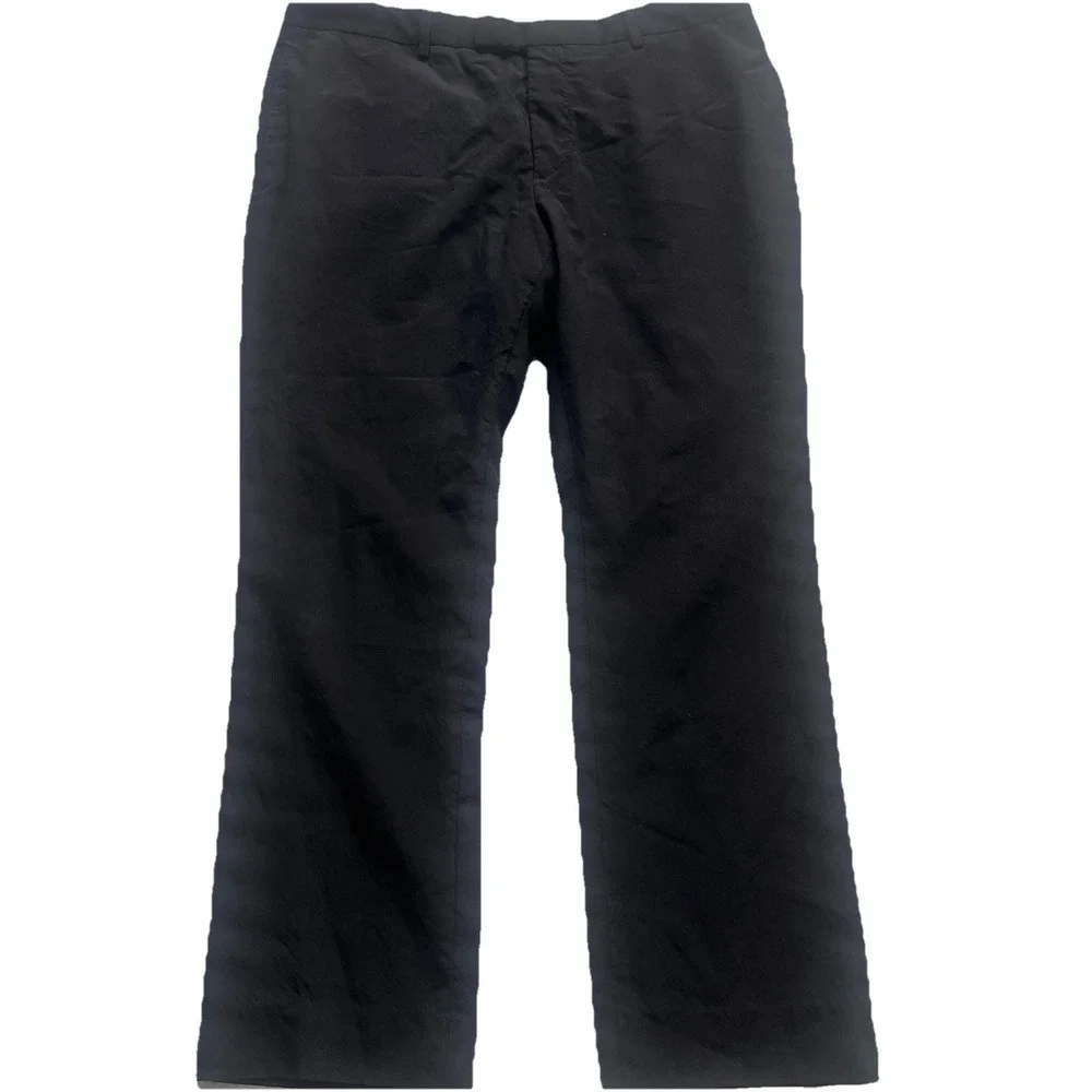 John Varvatos trousers mens 36X28 Black Wool blend dress pants Straight